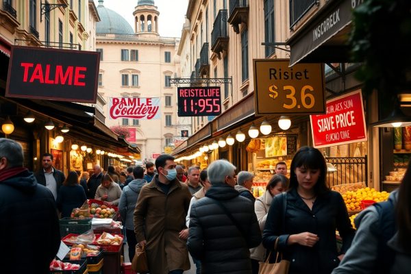 Caro vita e inflazione in Italia nel Dati aggiornati e impatti sulle famiglie italiane tra rincari e stipendi fermi.